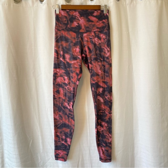 Lululemon Align High-Rise Pant 28" Intensity Pink Blossom Multi size 6 - Picture 2 of 12
